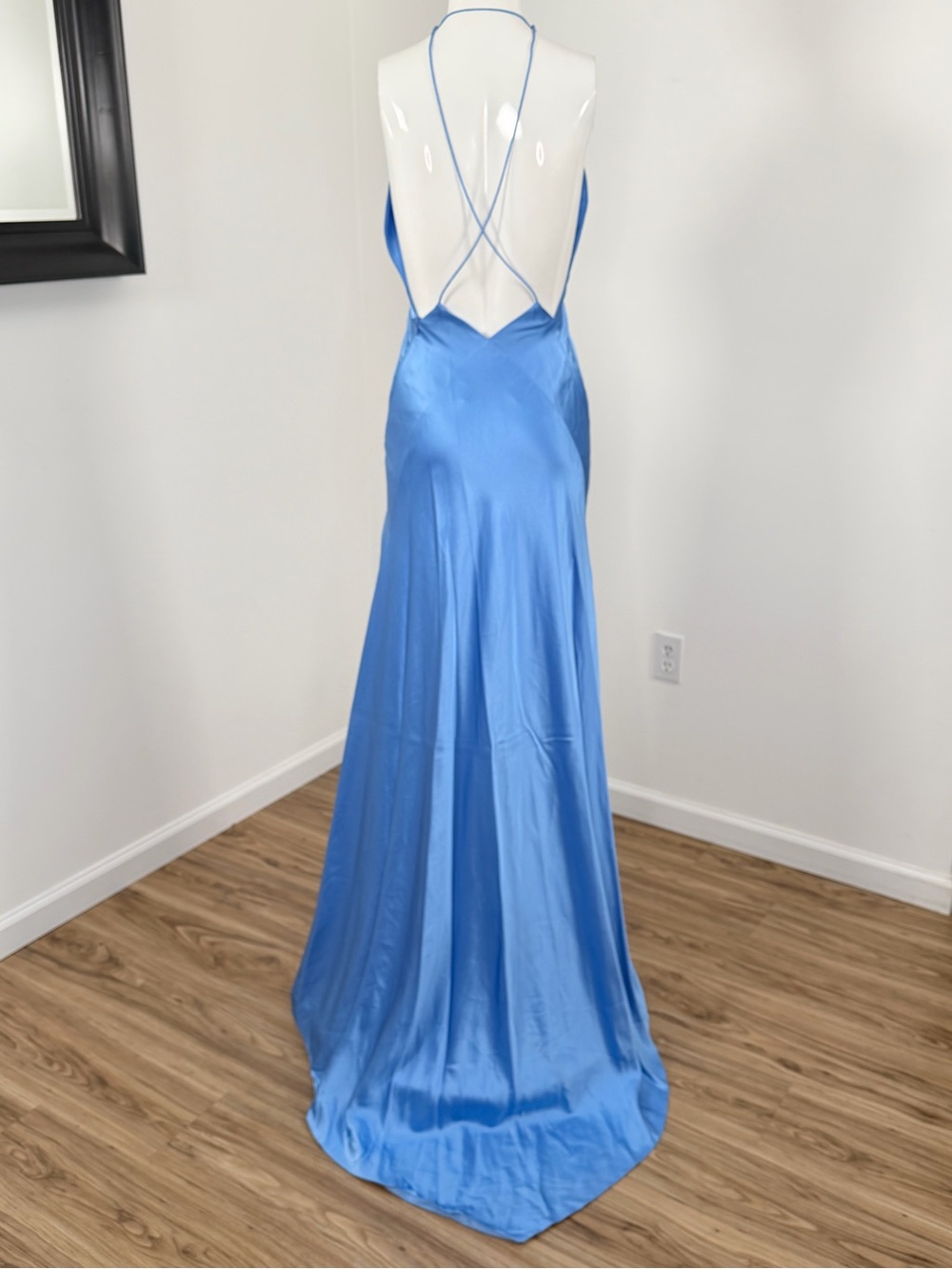 MICHAEL LO SORDO Alexandra Silk-Satin Gown Size US 2 - Picture 9 of 12